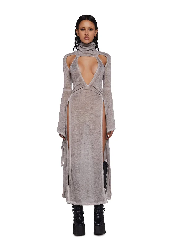 Frequency Bell Sleeve Maxi Dress - Sand