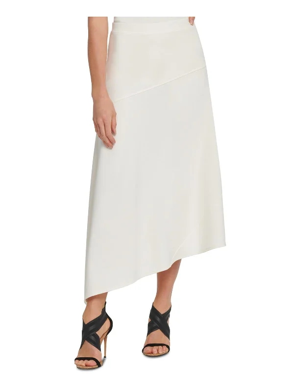 Womens Panel Asymmetric Skirt