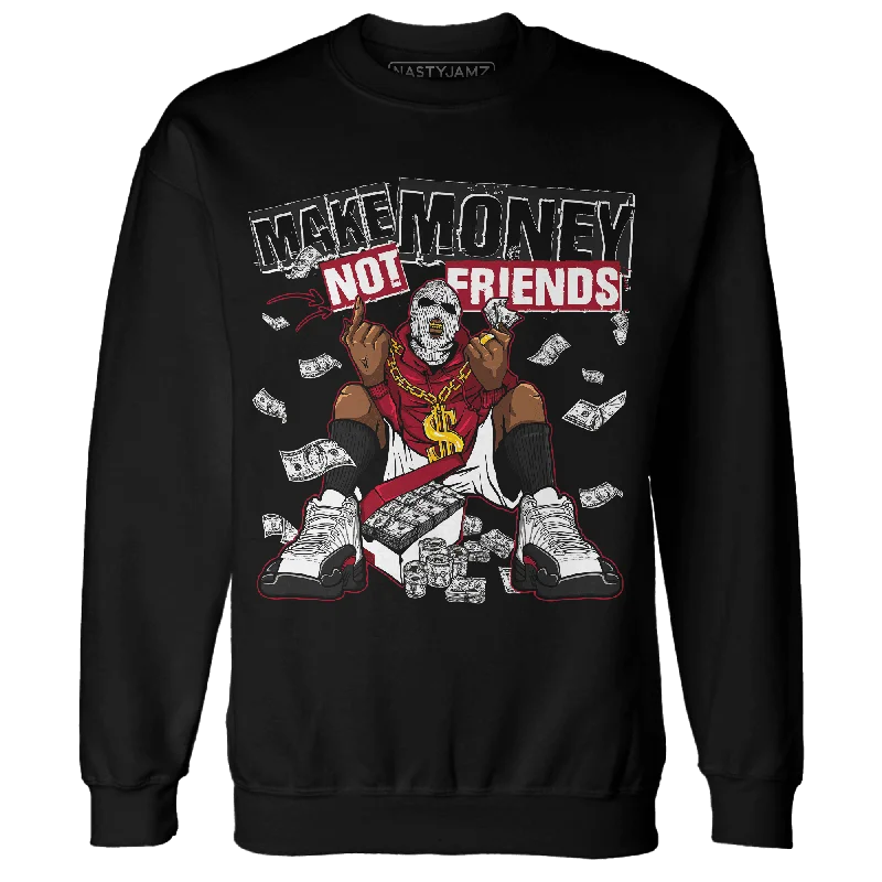 NastyJamz Retro Red Taxi 12s Sweatshirt Match Make Money Not Friends