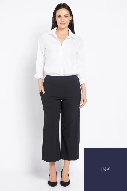 Larrie 7/8 Culotte Pant | Navy