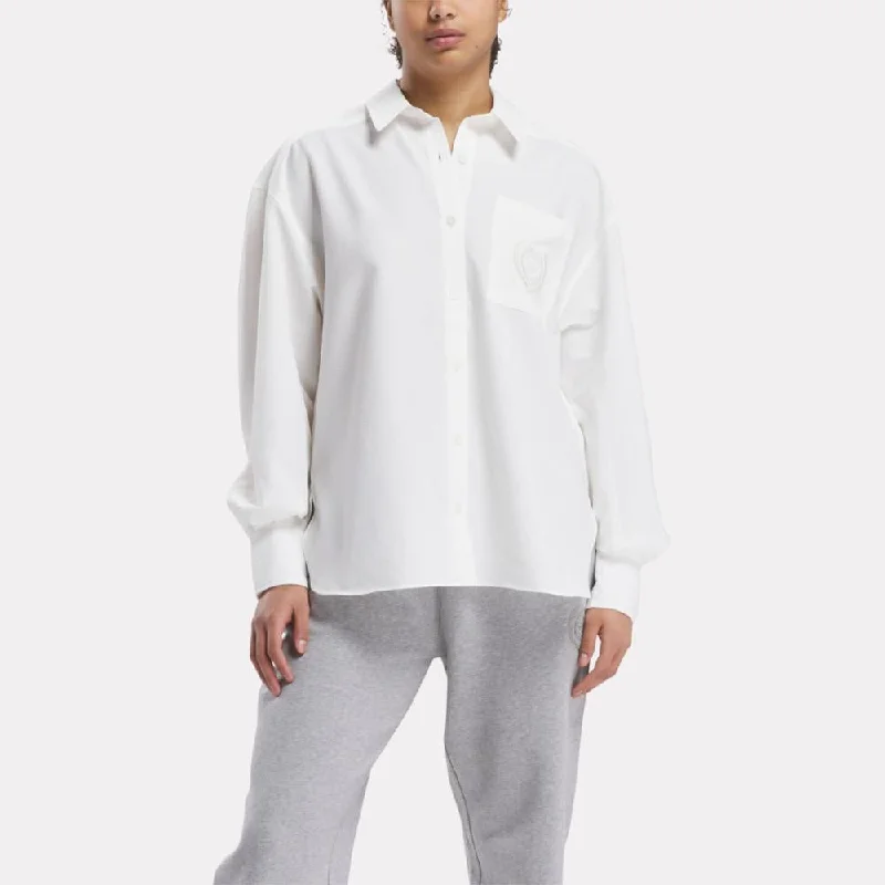 Reebok Apparel Women Reebok x ANINE BING Tailored Shirt PUGRY3