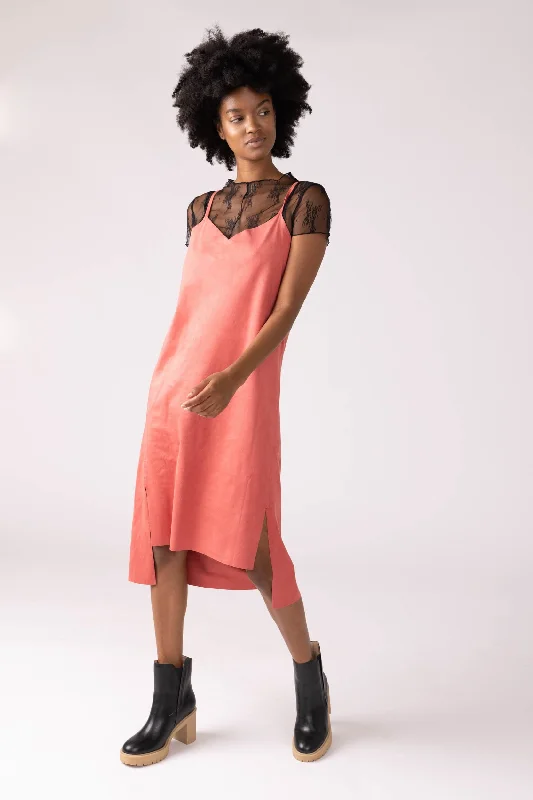 Save Like Never Before!Save Like Never Before!SALE - Alex Faux Suede Slip Dress