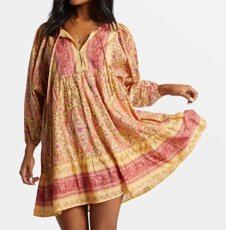 Huge Savings – Act Now!Ambers Mini Dress In Pale Yellow