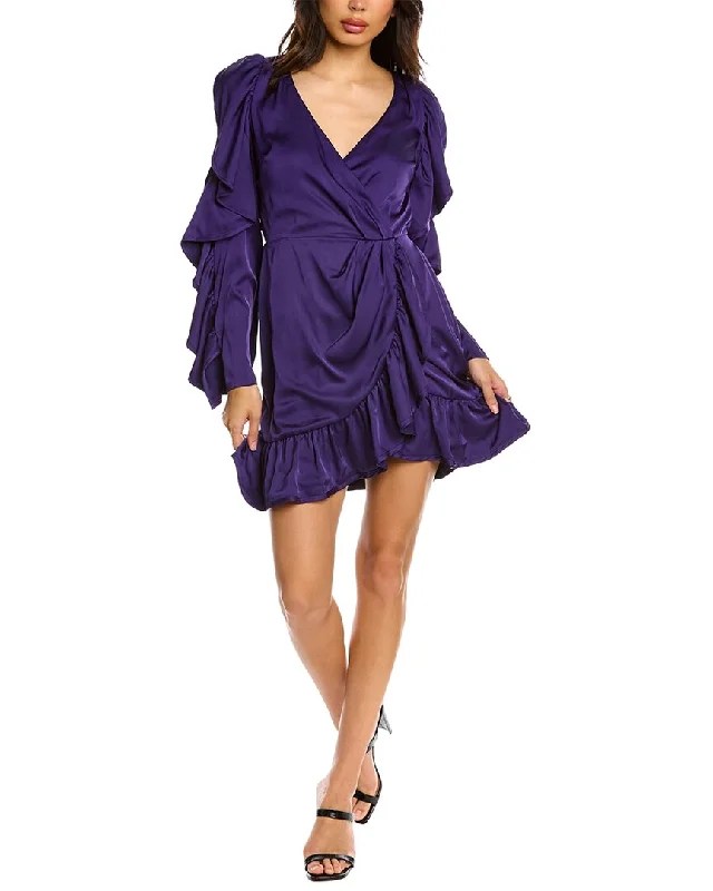 Your Chance to Save is Now!AMUR Charmeuse Mini Dress