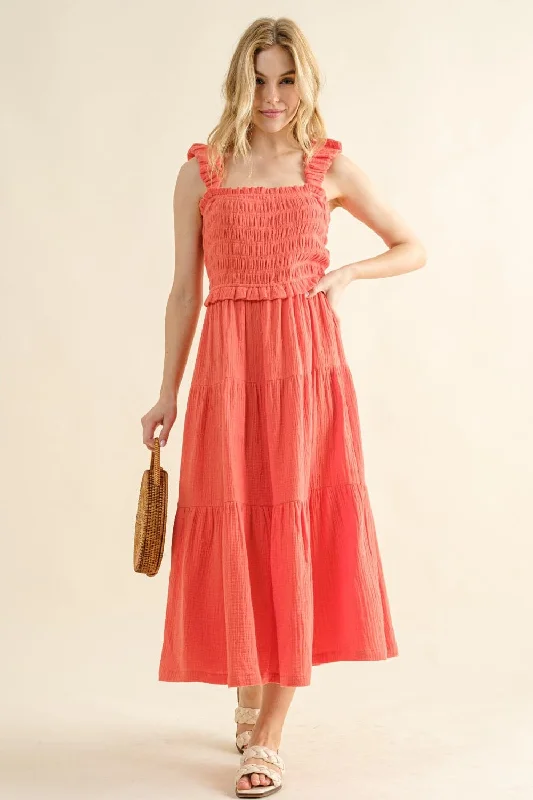 Every Deal is a Steal!Charming ruffled tiered dress