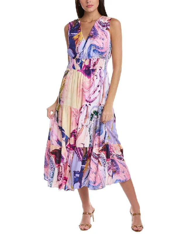 Act Fast – Limited Time Savings!Atelier Smocked Midi Dress