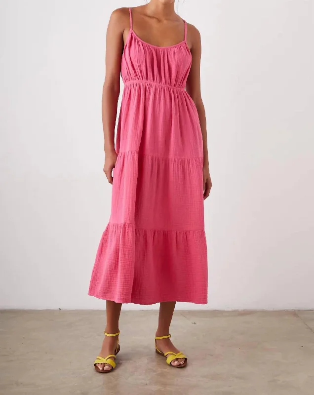 Time to Snag a Bargain!Blakely Midi Dress In Pink