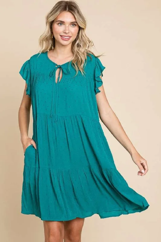 Get More, Spend Less – Shop Now!Culture Code tiered ruffle dress