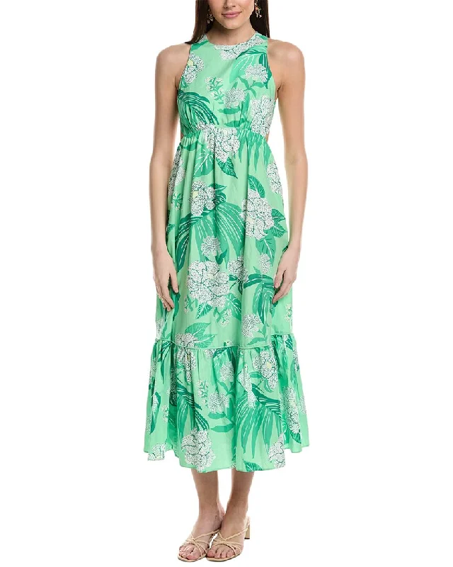 Get the Best for Less!FARM Rio Dewdrop Floral Midi Dress