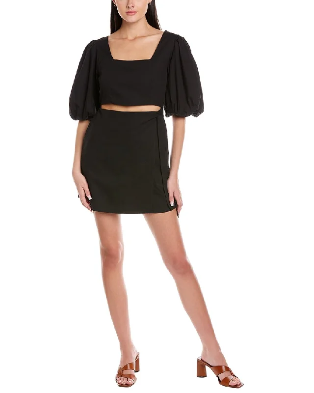 Get the Best for Less!Garrie B Wrap Mini Dress