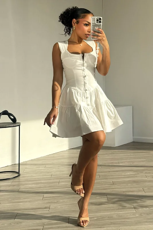 Save More When You Shop More!Genoa Poplin Flare Dress