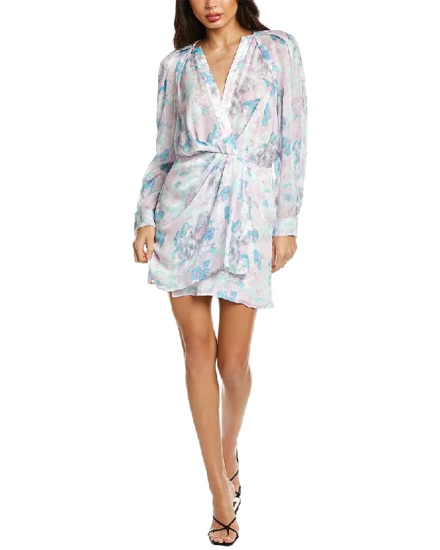 Hurry, Sale Ends Soon!IRO Odine Silk-Blend Mini Dress