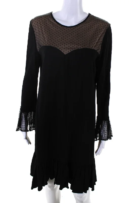 Get More, Spend Less – Shop Now!Just Cavalli Women's Bell Sleeves Tiered Ruffle Mini Dress Black Get More, Spend Less – Shop Now!Just Cavalli Women's Bell Sleeves Tiered Ruffle Mini Dress Black
