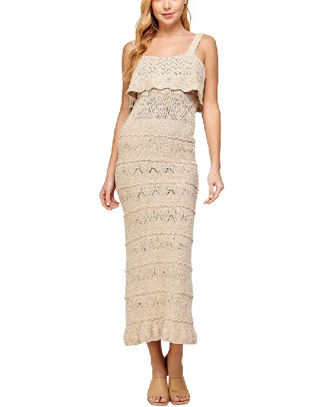Best Offers of the Month!Koko + Mason Crochet Midi Dress