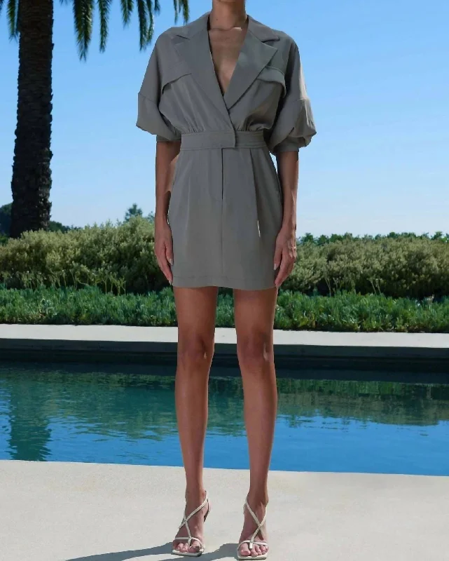 Flash Deals – Act Quickly!Lara Mini Dress In Soft Sage