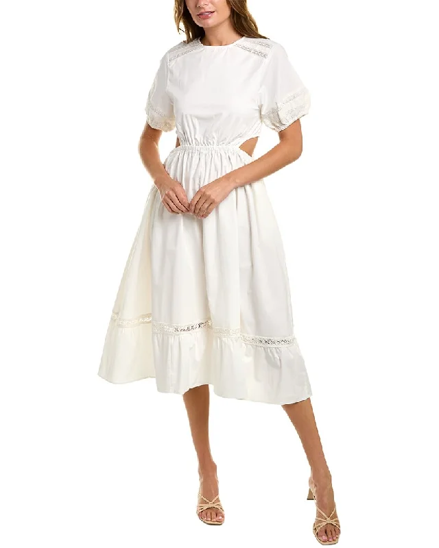 Flash Sale – Act Fast!Leota Poplin Midi Dress