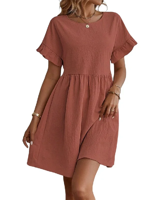 Unmissable Offers Await!Linda Charm Mini Dress
