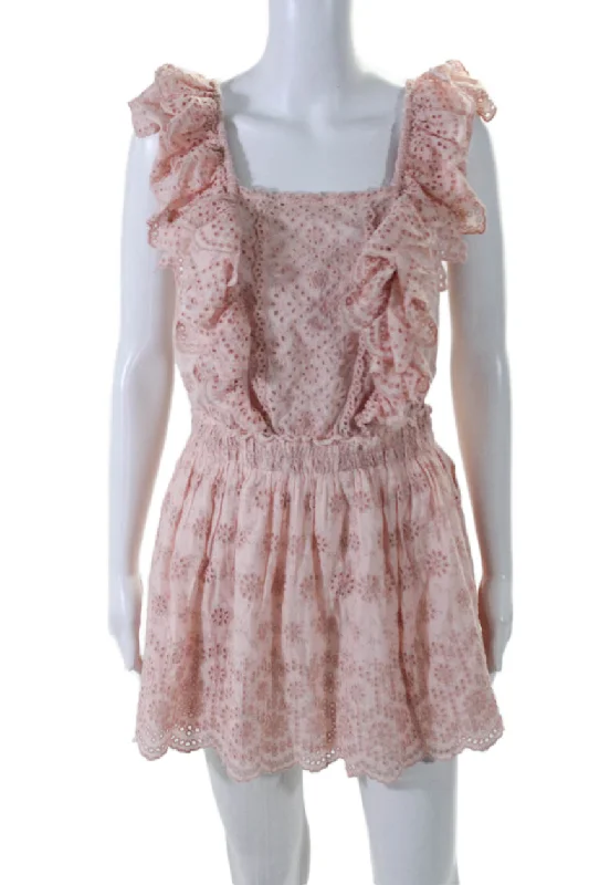 Exclusive Offers You’ll Love!Love Shack Fancy Womens Cotton Floral Print Embroidered Mini Dress Pink Exclusive Offers You’ll Love!Love Shack Fancy Womens Cotton Floral Print Embroidered Mini Dress Pink