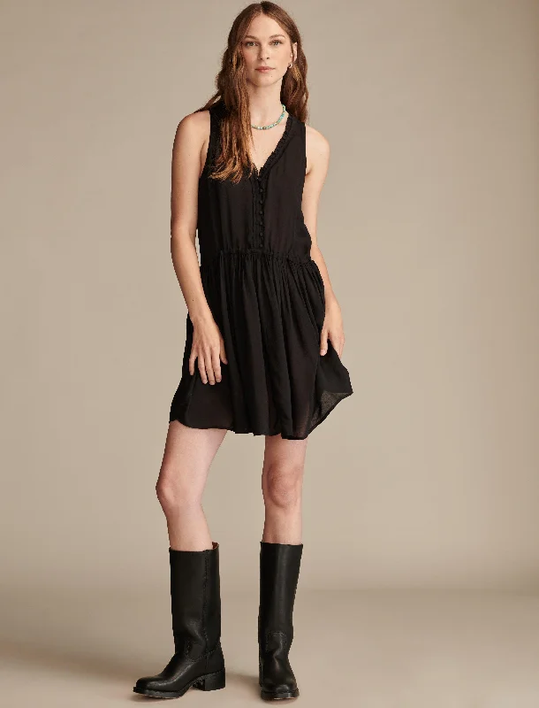 Shop Before It’s Gone!Lucky Brand Women's Ruffle Mini Dress