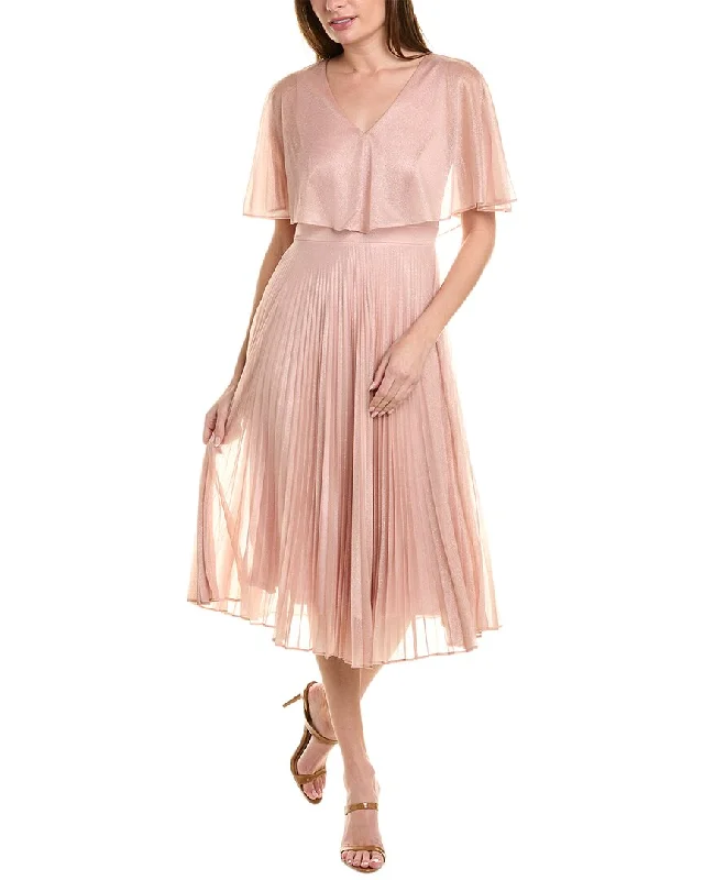 Get It Before It’s Gone!Maison Tara Glitter Mesh Midi Dress