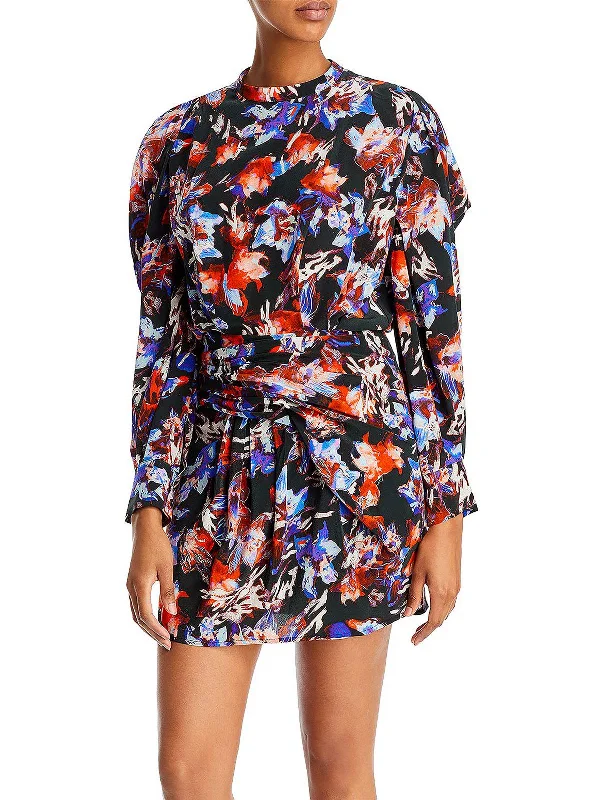 Limited Stock Available!Merera Womens Pintuck Short Mini Dress