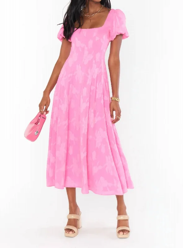 Your Best Deals Are Here!Mia Midi Dress In Pink