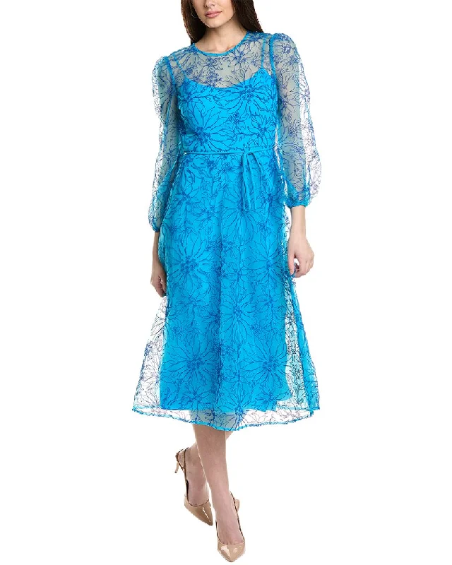 New Discounts Just Dropped!ML Monique Lhuillier Zinnia Midi Dress