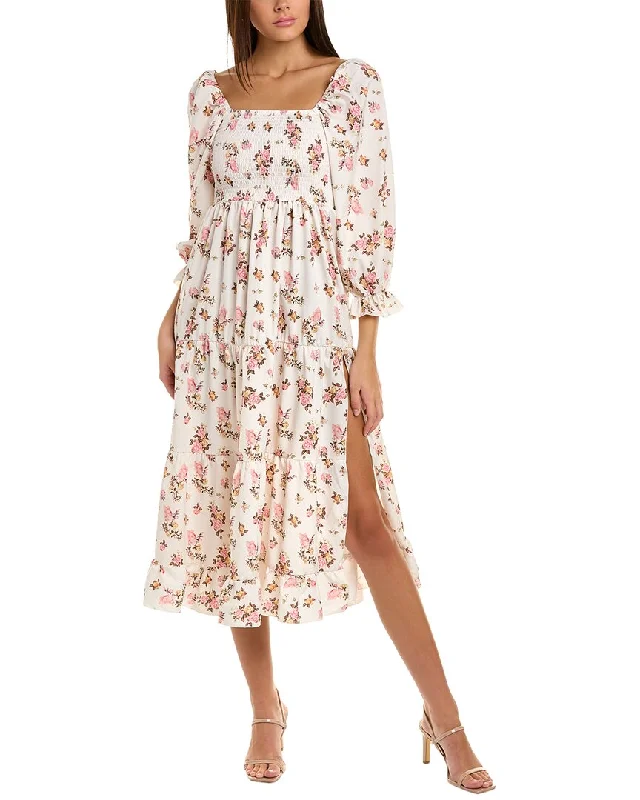 Score Huge Discounts Today!Moonsea Midi Dress
