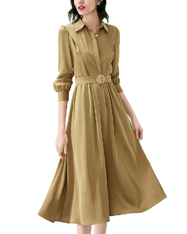 Limited Deals, Unlimited Savings!Limited Deals, Unlimited Savings!Onebuye Elbow Sleeve Midi Dress