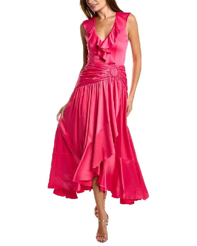 Your Shopping Wish, Our Discount Command!PatBO High-Low Midi Dress