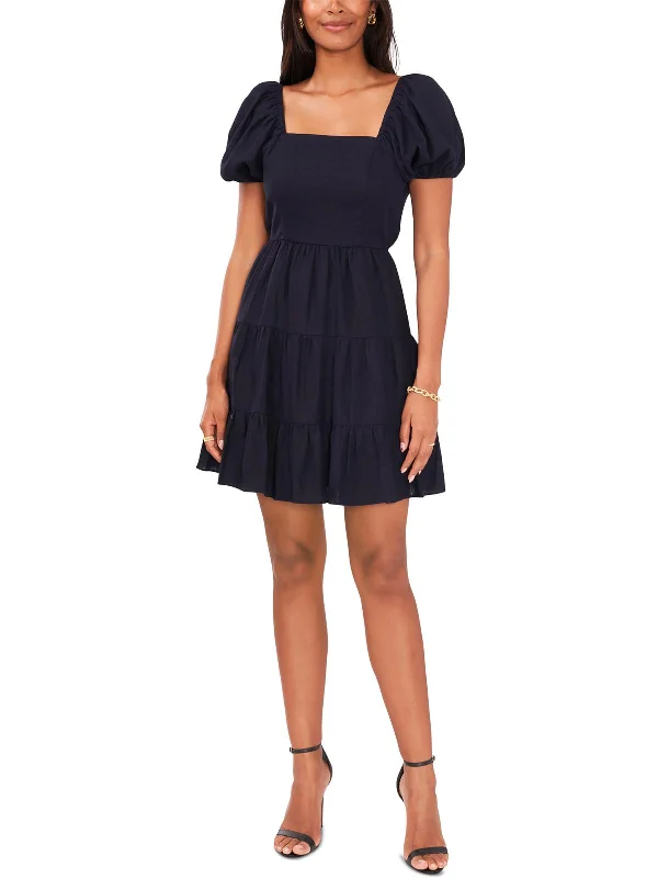 Exclusive Offers You’ll Love!Petites Womens Shift Short Mini Dress
