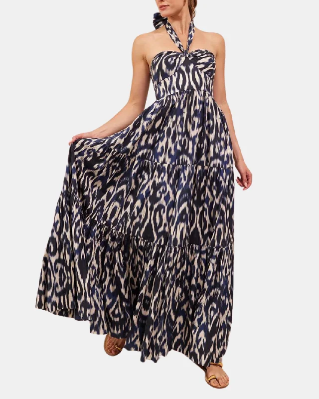 Find the Best Deals Here!PIANA DRESS IN NAVY IKAT