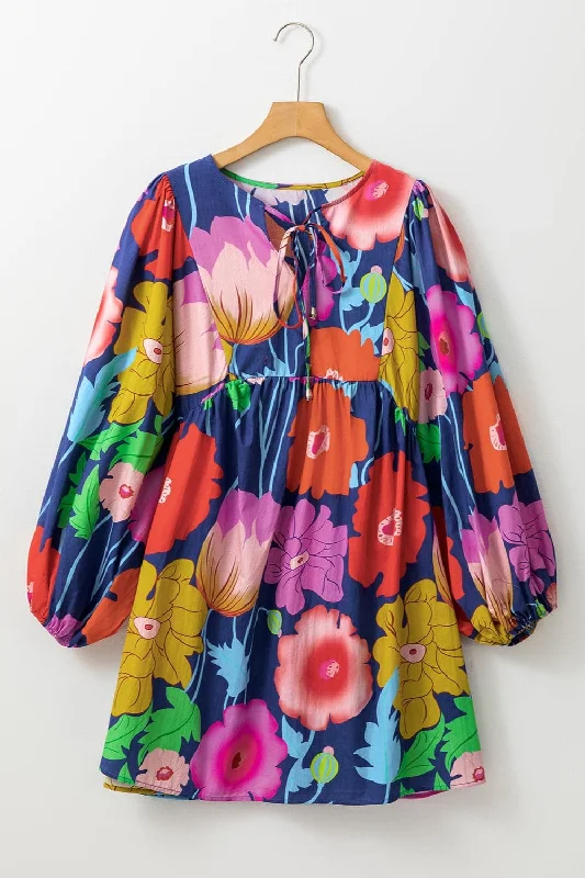 Flash Sale – Act Fast!Chic floral plus size dress