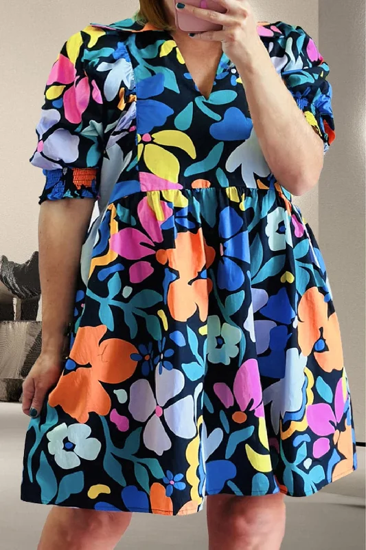 Every Deal is a Steal!Chic Plus Size V-Neck Dress