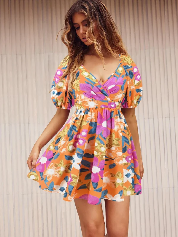 Today’s Deals, Tomorrow’s Regrets!Chic printed surplice dress