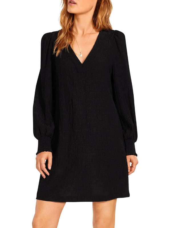 Your Wallet Will Thank You!Ruston Womens Pull Over V Neck Mini Dress