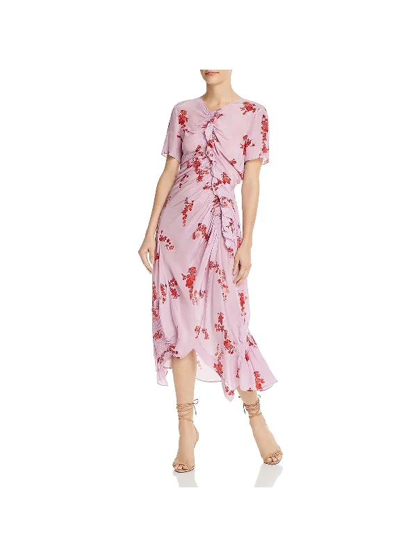 Score Huge Discounts Today!Serelida Womens Woven Smocked Midi Dress