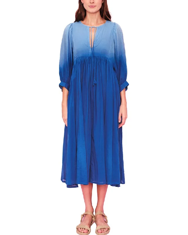 Upgrade for Less!SUNDRY Blouson Sleeve Midi Dress