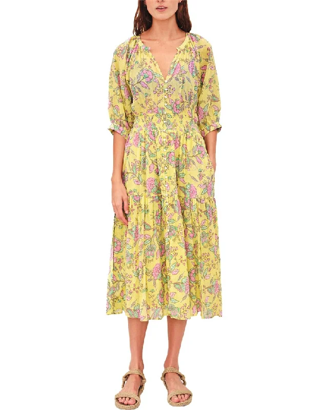 Your Exclusive Offer Awaits!SUNDRY Button-Down Midi Dress