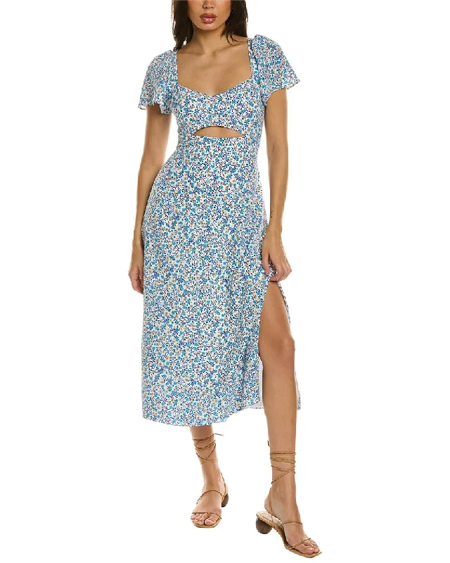 The Sale You’ve Been Waiting For!susana monaco Flutter Sleeve Midi Dress