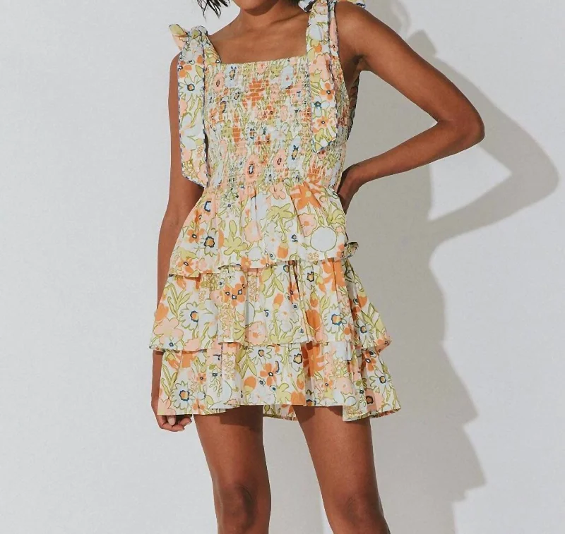 Grab Yours Before It’s Too Late!Tamara Mini Dress In Retro Floral