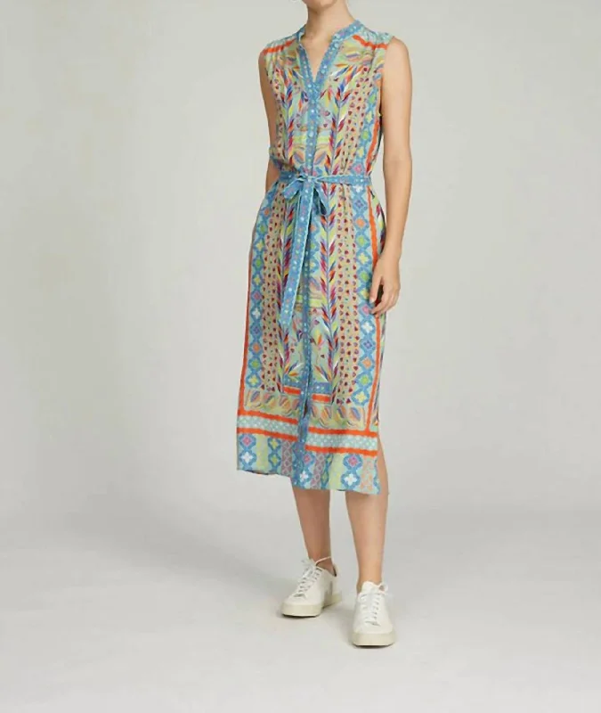 Your Favorite Sale is Back!Tilly Midi Dress In Patched Needlework