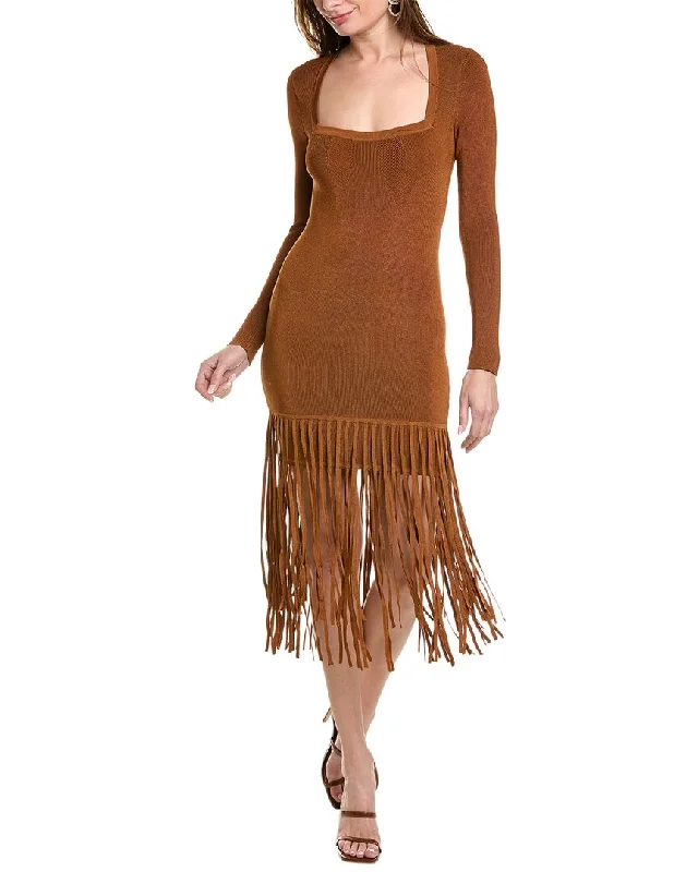 Special Discounts Inside!Toccin Mila Fringe Midi Dress