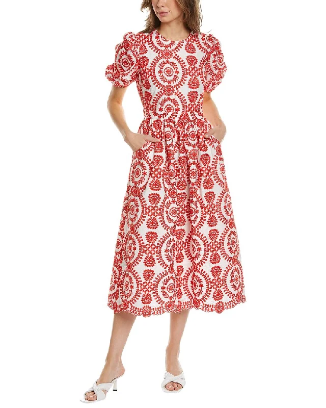 Your Exclusive Offer Awaits!Traffic People Hopelessly Devoted Midi Dress