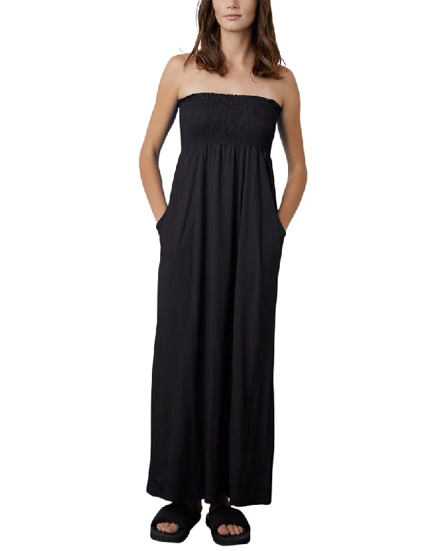 Enjoy Huge Discounts Now!Velvet by Graham & Spencer Jocely Linen-Blend Midi Dress