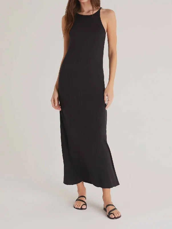 Stock Up and Save!Viola Midi Dress In Black