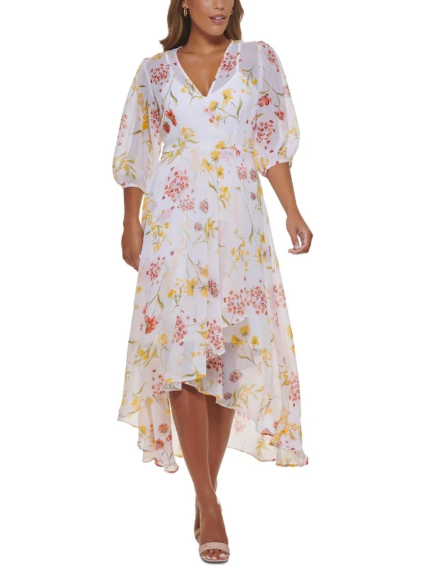 Exclusive Deals Just for You!Womens Boho Floral Midi Dress