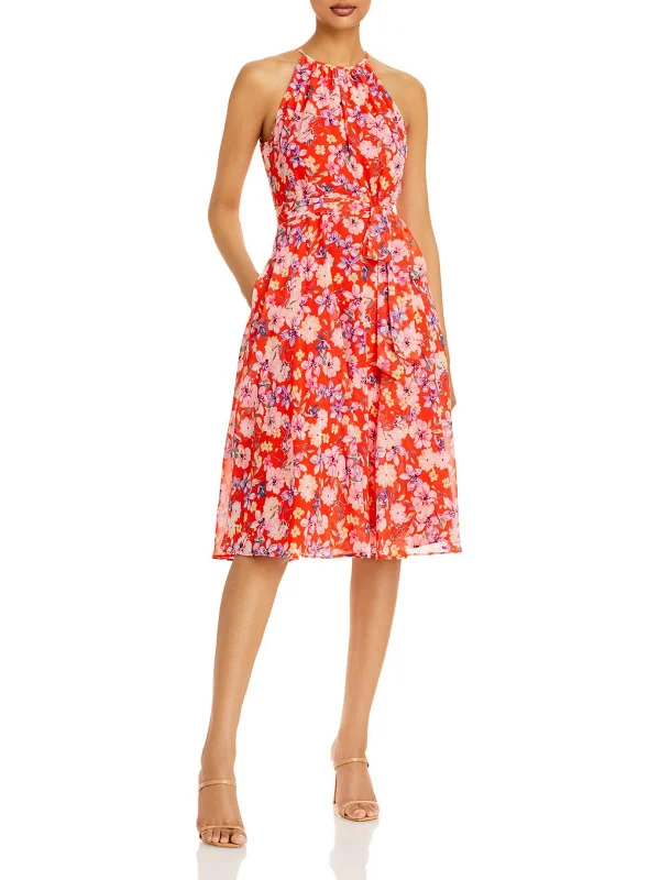 Only a Few Left – Order Now!Only a Few Left – Order Now!Womens Halter Midi Midi Dress