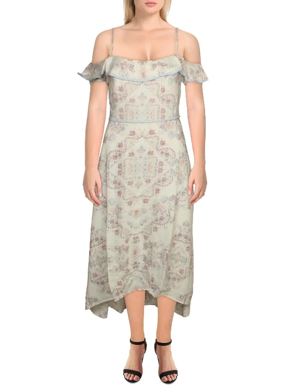 Today Only – Don’t Miss It!Today Only – Don’t Miss It!Womens Linen Floral Midi Dress