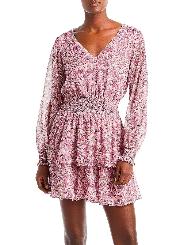 Shop the Hottest Deals!Womens Metallic Short Mini Dress
